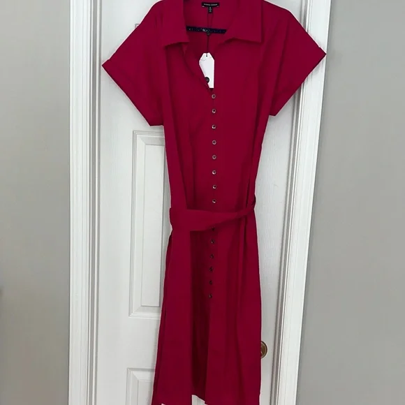 Universal Standard belted shirt dress - Picture 1 of 12